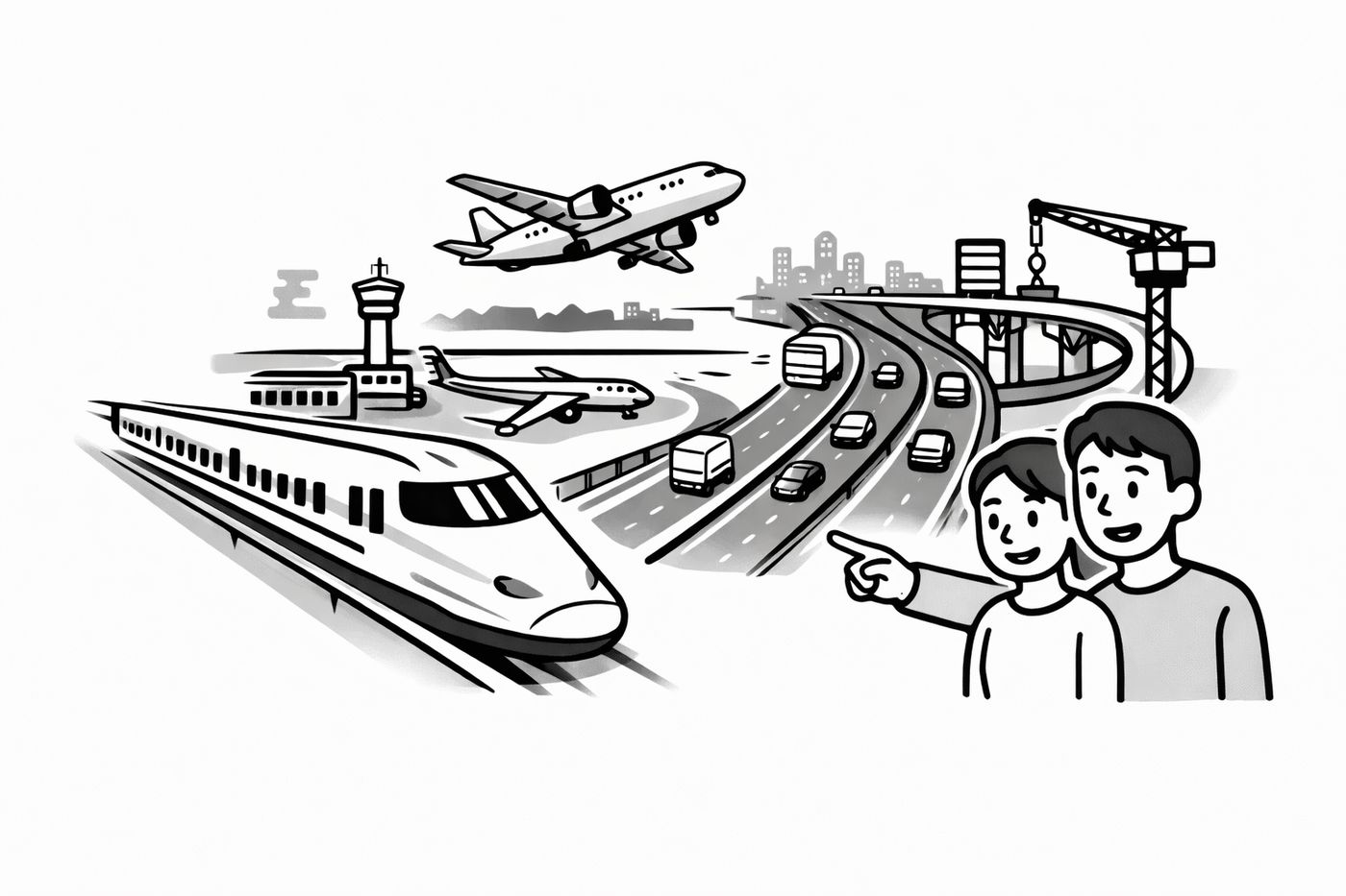 全力疾走!さとうきよし。リニアに新幹線 空港整備 広域交通 加速する バイパス建設 夢がわく